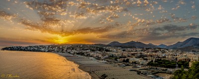 Overview of Gaeta, Italy